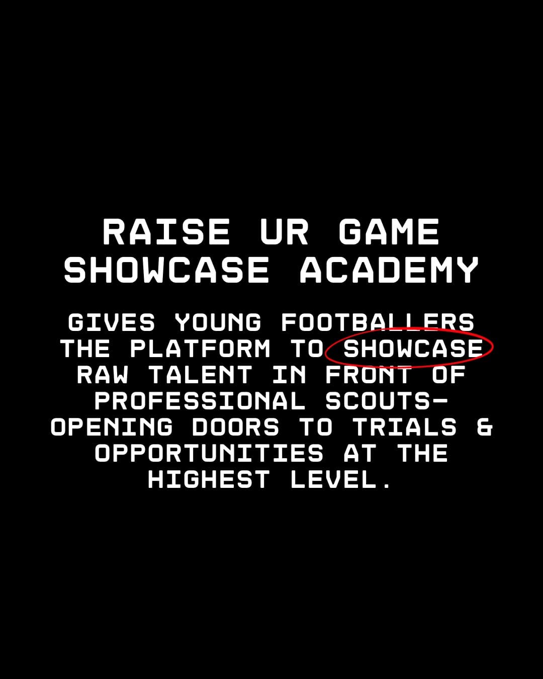 Showcase academy